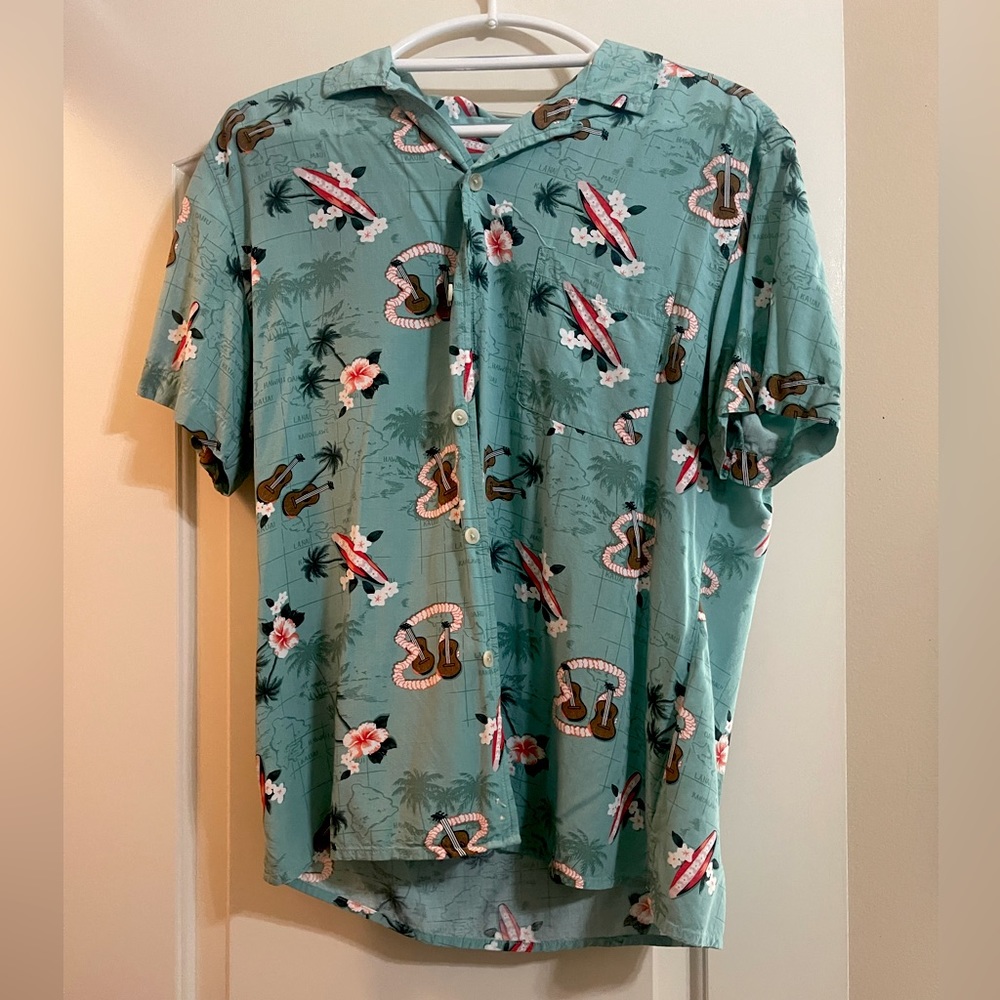 Hawaiian Button Down Shirt